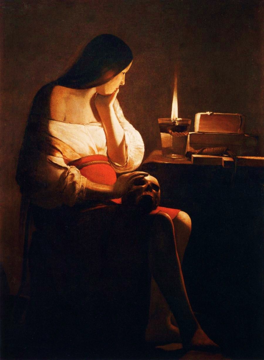 The Magdalen with the Smoking Flame, Georges de la Tour
